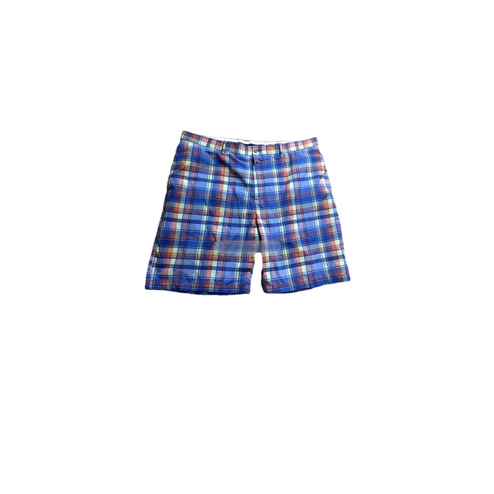Jack Nicholas Golf Shorts Size 40 Chino Plaid‎ Casual Classic Pockets